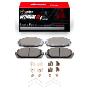 Jeep Cherokee Brake Pads - Front - R1 Concepts - Optimum OE - `14-`20